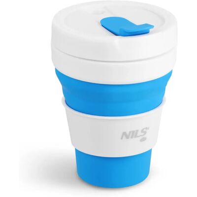 Gobelet en silicone pliable NILS Camp NC4103 475 ml - Publicité Gobelet en silicone pliable NILS Camp NC4103 475 ml - Publicité