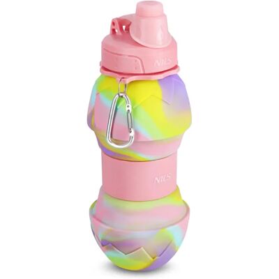 Gourde en silicone pliable NILS NC4102 700 ml - Publicité Gourde en silicone pliable NILS NC4102 700 ml - Publicité