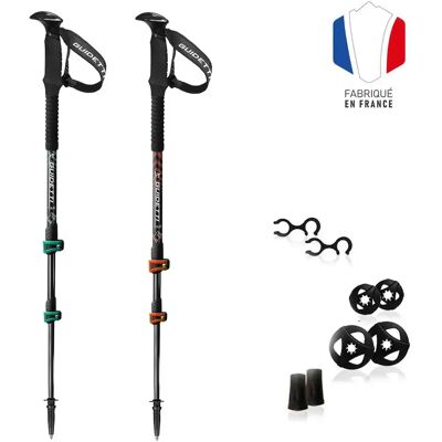 Bâton de randonnée Guidetti Cime (x2) 59/125 cm - Publicité Bâton de randonnée Guidetti Cime (x2) 59/125 cm - Publicité
