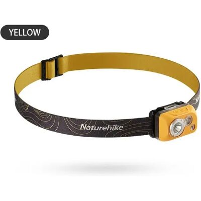Lampe frontale Naturehike Eris - Jaune - Réglable - 300 Lumens - Publicité Lampe frontale Naturehike Eris - Jaune - Réglable - 300 Lumens - Publicité