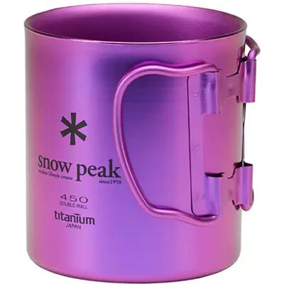 Snow Peak Tasse à double paroi en titane - Lila - Tasse - Publicité Snow Peak Tasse à double paroi en titane - Lila - Tasse - Publicité