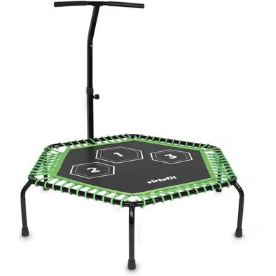 Trampoline de fitness VirtuFit 127x113x125 cm - Publicité Trampoline de fitness VirtuFit 127x113x125 cm - Publicité