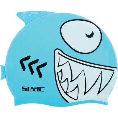 Bonnet de bain silicone enfant Seac Fancy Shark TU - Publicité Bonnet de bain silicone enfant Seac Fancy Shark TU - Publicité