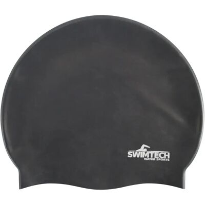 Bonnet de bain en silicone SwimTech TU - Publicité Bonnet de bain en silicone SwimTech TU - Publicité