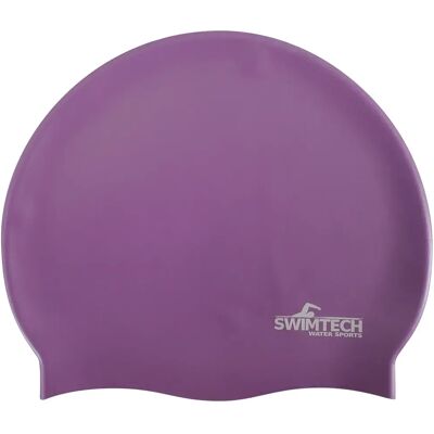 Bonnet de bain en silicone SwimTech TU - Publicité Bonnet de bain en silicone SwimTech TU - Publicité