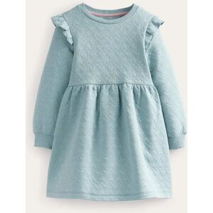 Robe-sweat motif cœur en jacquard Fille Boden, BLU 3-4a - Publicité