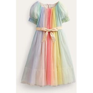 Robe en tulle à motif arc-en-ciel Fille Boden, Multi 3-4a - Publicité