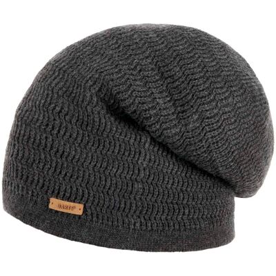 Bonnet Beanie Jonni Merino by Barts anthracite One Size Unisex - Publicité Bonnet Beanie Jonni Merino by Barts anthracite One Size Unisex - Publicité