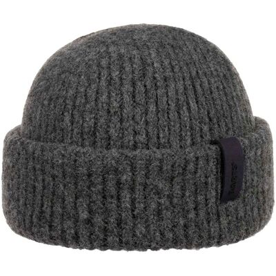 Bonnet Beanie Banxs Short by Barts anthracite One Size Unisex - Publicité Bonnet Beanie Banxs Short by Barts anthracite One Size Unisex - Publicité