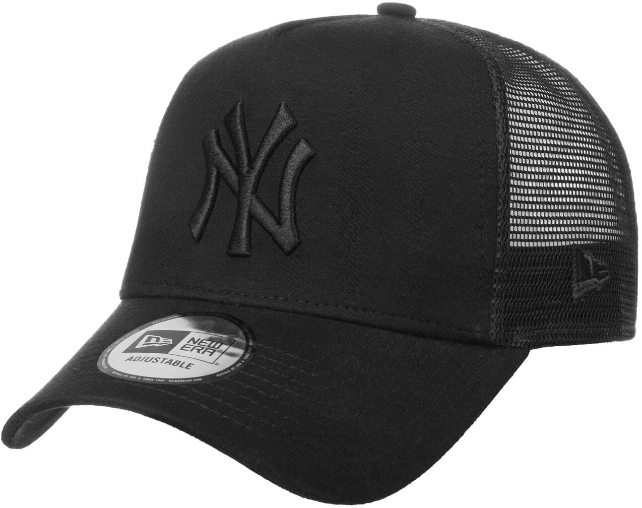 Casquette Trucker A-Frame Jersey NY by New Era noir One Size Herren