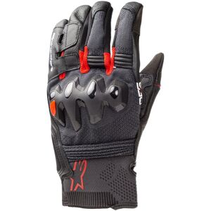 Gants cuir/textile Alpinestars Morph Sport noir/rouge brillant- S rouge S male