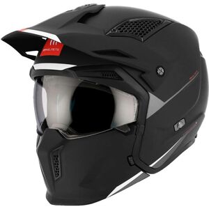 Casque transformable MT Helmets Streetfighter SV uni noir mat- M noir M female