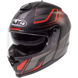 Casque integral HJC C70 Lantic MC1SF noir/argent/rouge mat- S rouge S female