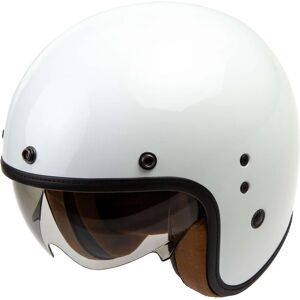 Casque jet Scorpion Belfast EVO Luxe blanc (ECE 22-06)- M blanc M female