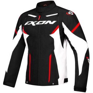 Blouson textile Ixon Striker noir/blanc/rouge vif- L rouge L male