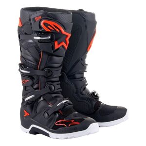 Bottes enduro Alpinestars Tech 7 Enduro noir/rouge fluo- 42 rouge 42 male