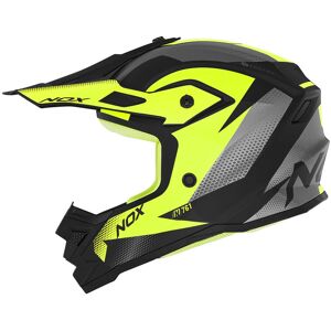 Casque cross enfant Nox N761 Kid noir mat/jaune- YXL jaune YXL unisex