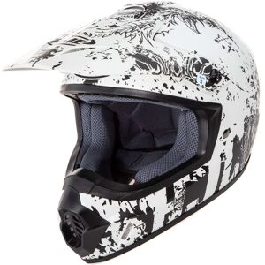 Casque cross HJC CS-MX II Creeper MC10SF blanc/noir- S noir S female