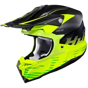 Casque cross HJC I50 Fury noir/jaune fluo- S noir S female