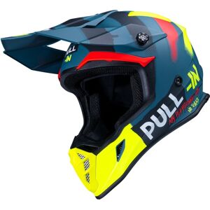 Casque cross Pull-in Trash petrol mat- L rouge L female