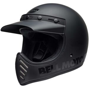 Casque integral Bell Moto-3 Classic blackout mat/brillant- L noir L female