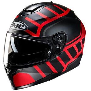 Casque integral HJC C70N Holt MC1SF noir/rouge mat- M rouge M female