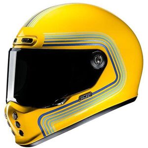 Casque integral HJC V10 Foni MC3 jaune- S bleu S female