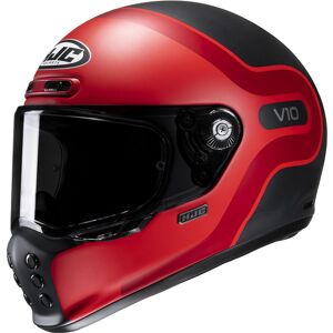 Casque integral HJC V10 Grape noir/rouge mat- M rouge M female