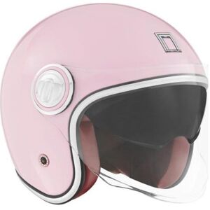 Casque jet femme Nox Premium Heritage rose pastel- M rose M female