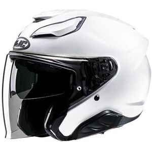 Casque jet HJC F31 Uni blanc perle- L blanc L female