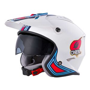 Oneal Casque jet OaNeal Volt MN1 V.24 blanc/rouge/bleu- S bleu S female