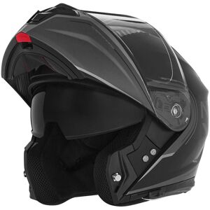 Casque modulable Nox N968 Tomak noir mat/titanium- S S female