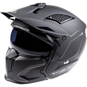 Casque transformable MT Helmets Streetfighter SV noir mat- XS noir