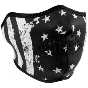 Demi-masque Zan Headgear Drapeau noir/blanc