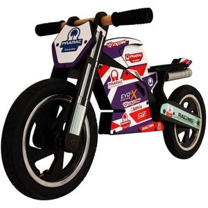 Draisienne moto Kiddimoto bois noir kit deco Pramac