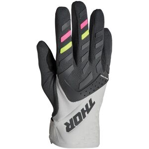 Gants cross femme Thor Spectrum gris/charcoal/rose/jaune- S jaune S female