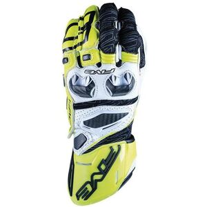 Gants cuir Five RFX Race blanc/jaune fluo- XL jaune XL male