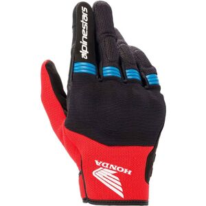 Gants textile Alpinestars/Honda Copper noir/rouge bright/bleu- XL rouge XL male