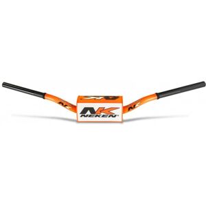 Guidon Neken - MX Radical Design 133 Ø28,6mm - Orange Fluo/Blanc