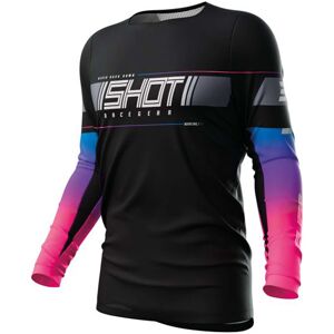 Maillot cross Shot Contact Indy black- XL rose XL male