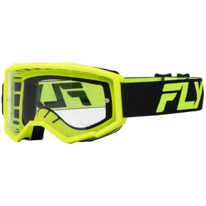 Masque cross Fly Racing Focus noir/jaune fluo