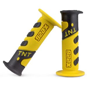 TNT Tuning Revetements de poignees TNT MX - Orange/Noir- Rouge / Noir