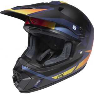 Casque cross HJC CS-MX II Creed MC27SF bleu/noir/orange mat- M orange M female