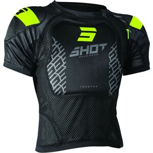 Gilet de protection Shot Trooper noir/jaune (Homologation FFM)- L jaune L male