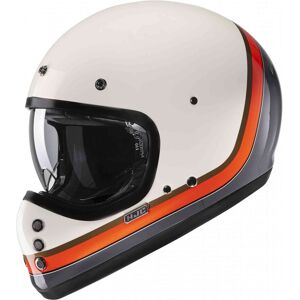 Casque integral HJC V60 Scoby MC7 blanc casse/orange/gris brillant- L female