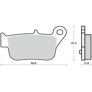 Plaquettes de Frein Brembo - Carbone Ceramique - 07103CC