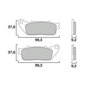 Plaquettes de Frein Brembo - Carbone Ceramique - 07HO13CC