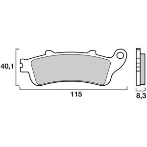 Plaquettes de Frein Brembo - Carbone Ceramique - 07HO4308