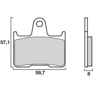 Plaquettes de Frein Brembo - Carbone Ceramique - 07KA2107