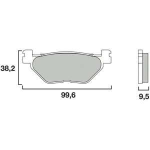 Plaquettes de Frein Brembo - Carbone Ceramique - 07YA3908